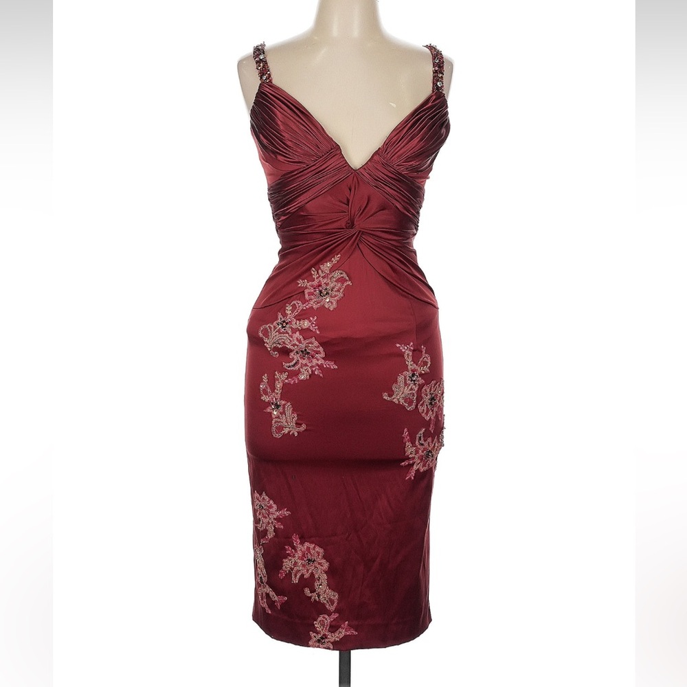 Vintage Y2K Mandalay Beaded Embellished Dress
